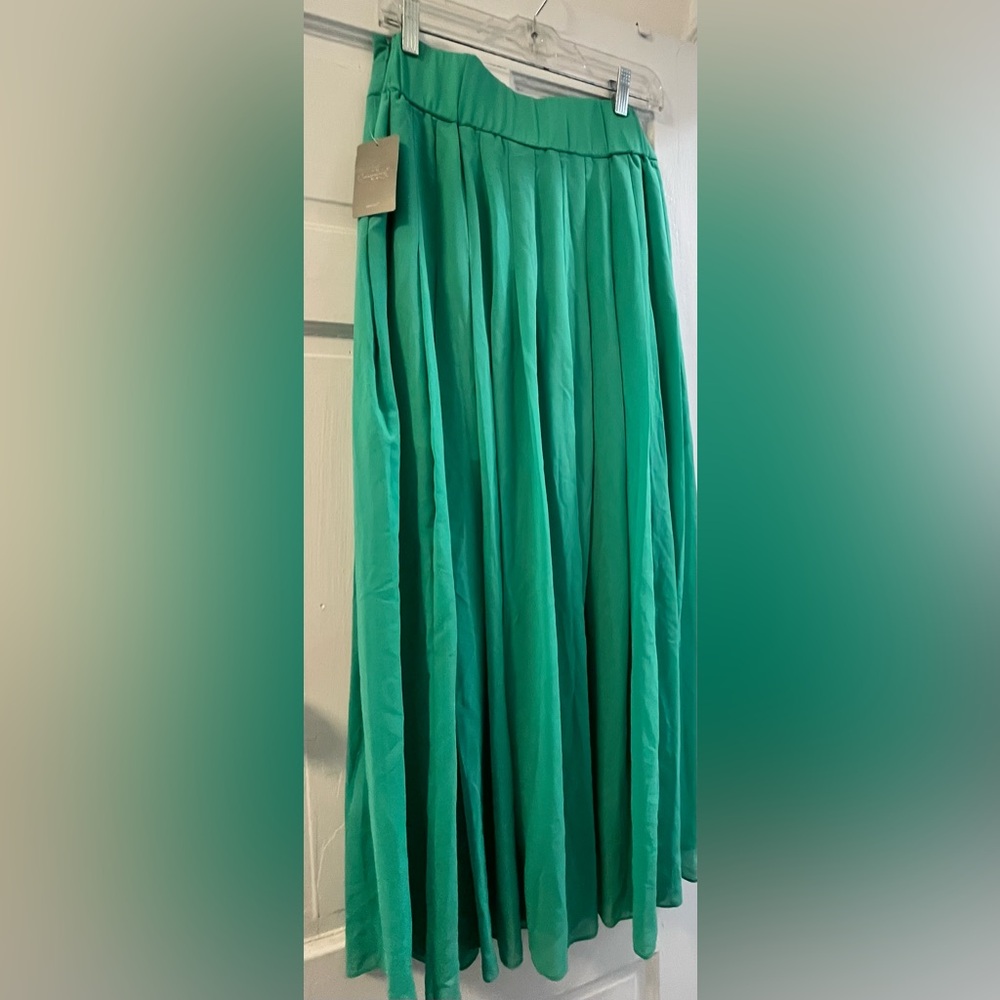 Anthropologie Maeve Pleated Skirt